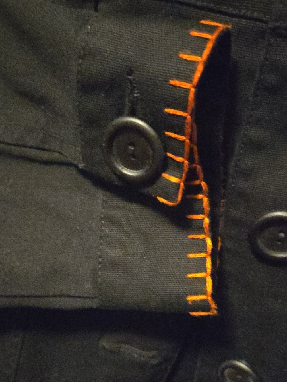 Ruby Rd. Black Jacket Pants Set with Orange Details. Includes Orange Chicos Top! - Picture 3 of 10